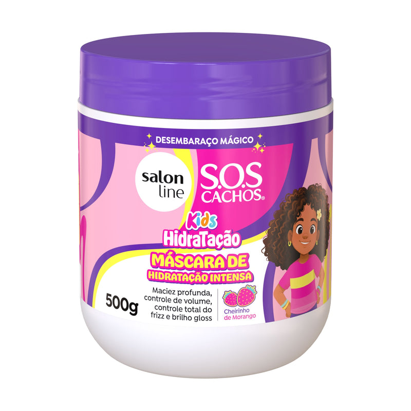 Máscara de hidratação Intensa SOS Cachos Kids Hidratação Salon Line