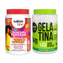 Kit Creme para Pentear Cachos Ostentação + Gelatina Super Definição